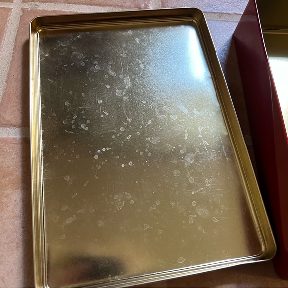 Vintage Norman Rockwell Christmas Saturday Evening Post Tin Storage Box - Picture 8 of 10